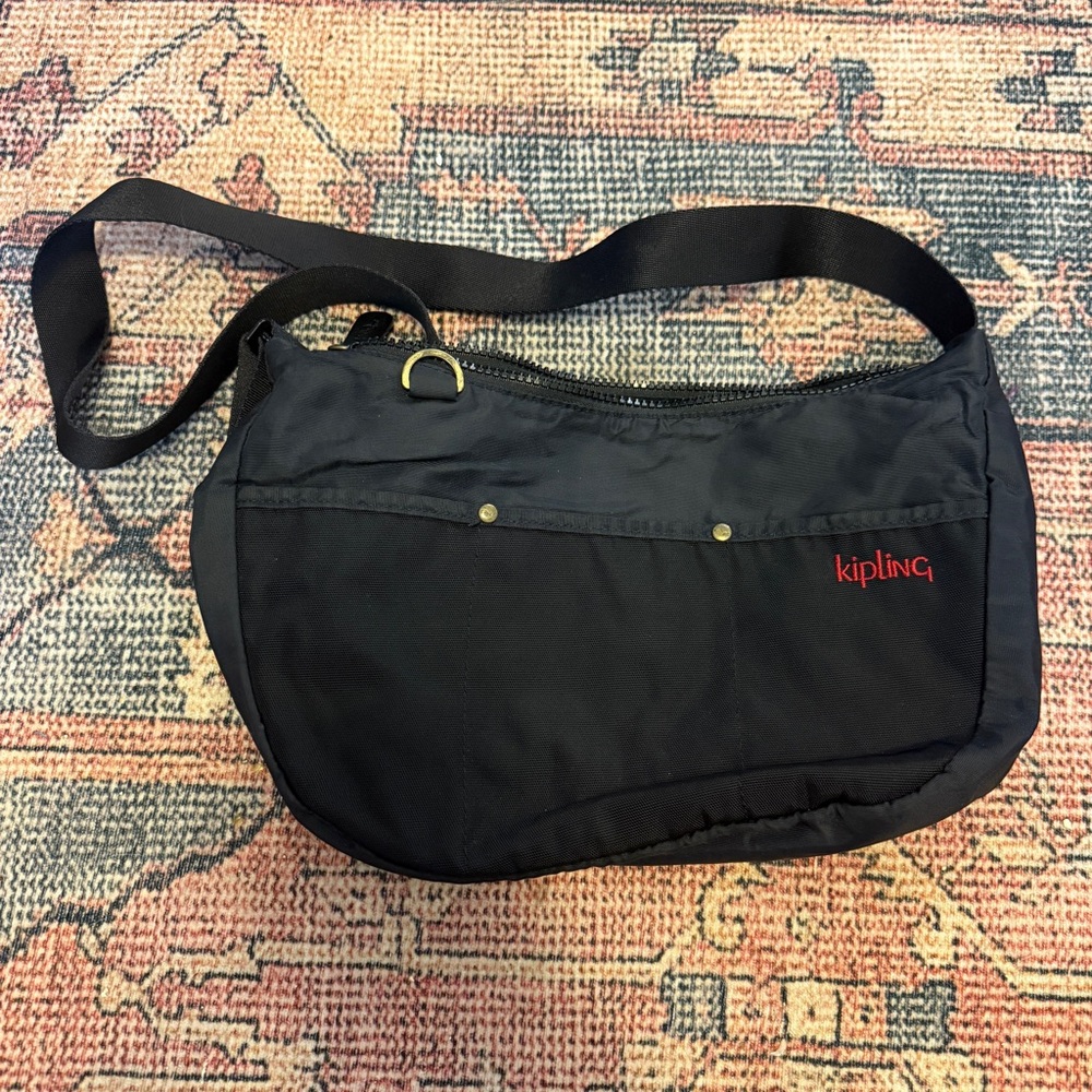 Early Kipling Black Purse